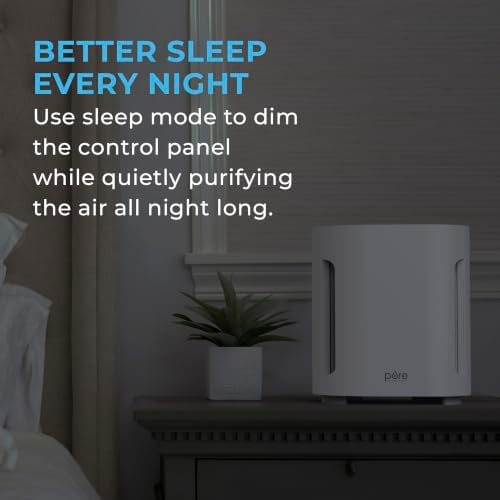 Pure Enrichment PureZone Air Purifier for Bedroom & Living Room, 4-Stage Filtration & UV-C Light, H13 HEPA Filter Helps Remove Bacteria, Pet Hair Dander, Allergens, Germs, Smoke, Dust (White) - Image 4