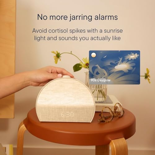 Hatch Restore 3 Sunrise Alarm Clock, Sound Machine, Smart Light (Cocoa) - White Noise, Screen-Free Sleep Routine (Pack of 2) - Image 5