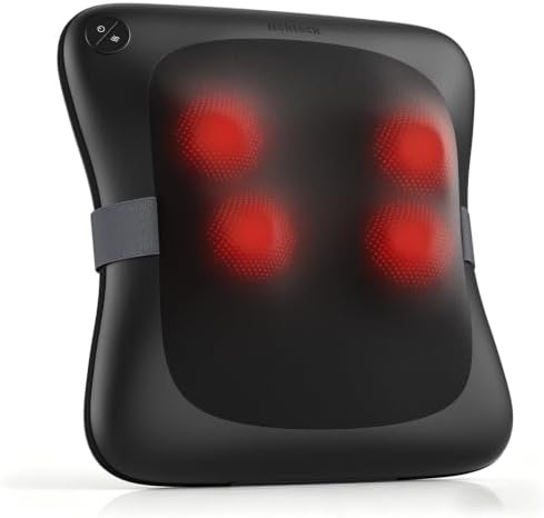 Nekteck Back Massager with Heat for Pain Relief Deep Tissue, NOT Cordless by Nekteck