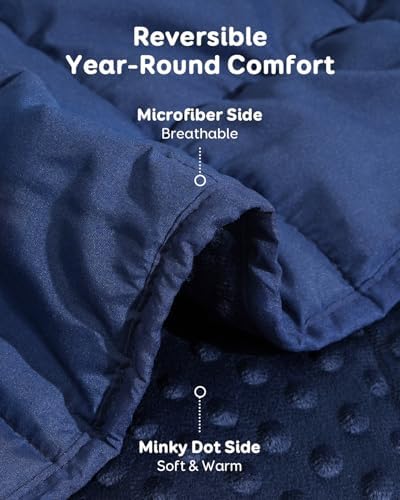 Kivik 20lbs Weighted Blanket for Adults, 80"x87" King Size Heavy Blankets - Image 3