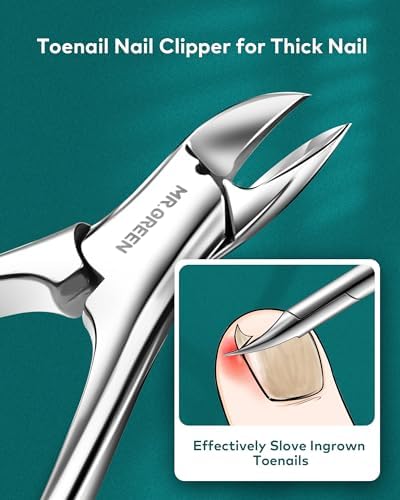 7Pcs Manicure Set, Pedicure Sets, Nail Clipper Sets，Stainless Steel Professional Nail Cutter with Travel Case - Image 2