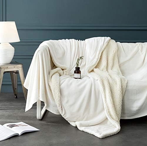 LBRO2M Sherpa Fleece Bed Blanket Super Soft Plush Warm Throw King 90"X104" - Image 3