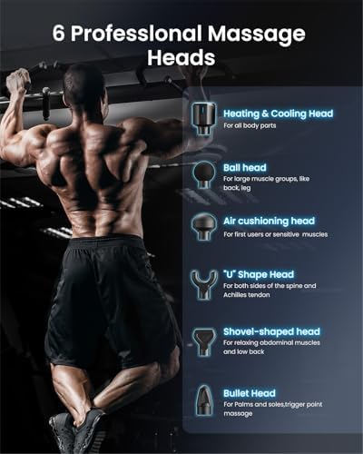 RENPHO Power+ Thermacool Massage Gun with Heat and Cold - Image 6