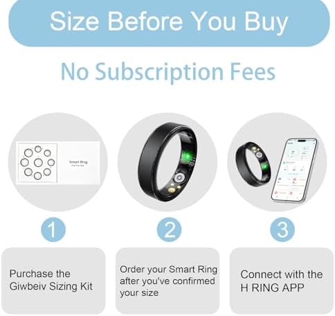 Smart Ring for Women and Men, Fitness Health Tracker Ring - Image 2