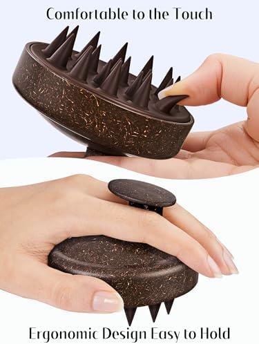 HEETA Scalp Massager Hair Growth Scrubber for Dandruff Removal Hair Care - Image 5
