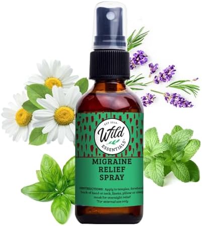 Wild Essentials All Natural Essential Oil Sprays, 2 Ounce, 60ml, Organic Witch Hazel, Aromatherapy, Made in USA by WildEssentials
