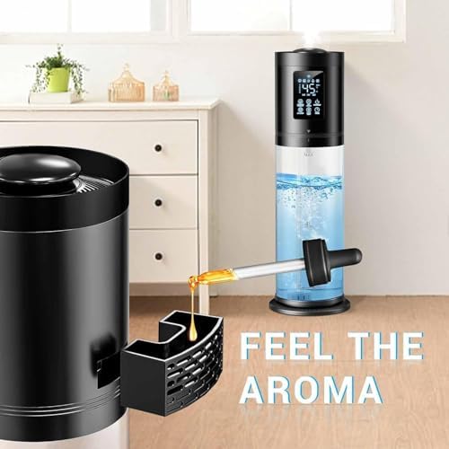 Humidifiers for Bedroom Large Room, 4 Levels Cool Mist Humidifier with Clear Tank, 7 Color Lights Essential Oil Diffuser with 16H Timer, Top Fill Humidifier for Home Plants Office - Image 4