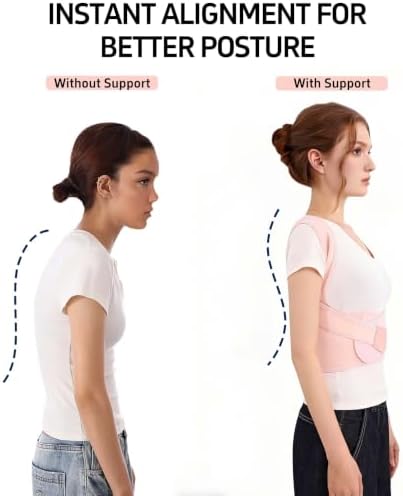 Posture Corrector for Women & Men Back Brace Instant Straightener Scoliosis - Image 2
