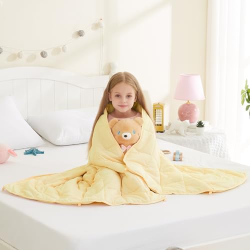 L'AGRATY Weighted Blanket - 36"x48" 5lbs Microfiber Material with Glass Beads Small Blanket for All-Season Summer Fall Winter Soft Thick - Image 2