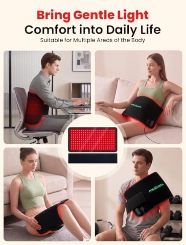 Medisana Red Light Therapy for Body, Red Light Pad with Heating - Image 6