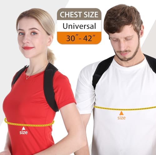 Schiara Posture Corrector for Men and Women, Comfortable Upper and Back Brace, Adjustable Back Support for Back, Shoulder and Neck - Image 3