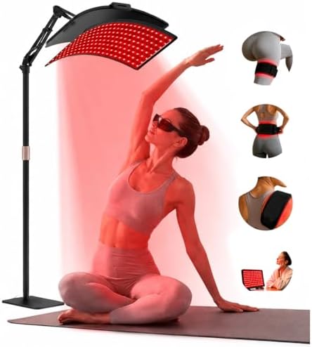 3-in-1 Flexible Red Light Therapy Panel, 384 LEDs, 660nm Red & 850nm NIR by YOEYOU
