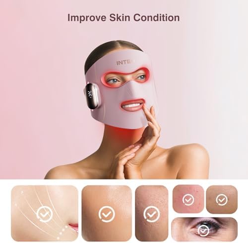 INTEO Red Light Therapy for Face, Red Light Therapy Mask, LED Face Mask - Image 6