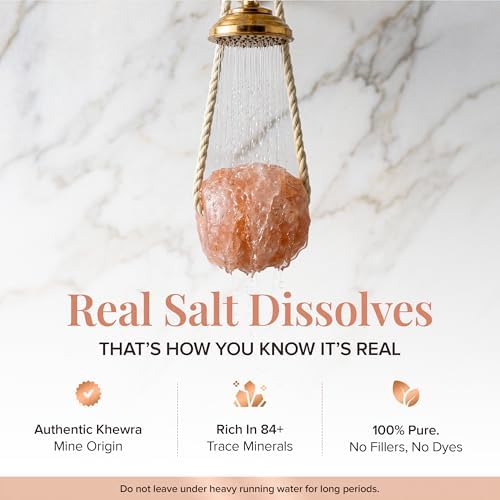 UMAID Himalayan Pink Salt Rock for Shower & Bath – Salt Buddy® 2 lb Hanging Mineral Stone for Spa-Inspired Relaxation, Self-Care & Bath Soaks, Unique Wellness & Home Spa Gifts for Men & Women - Image 5