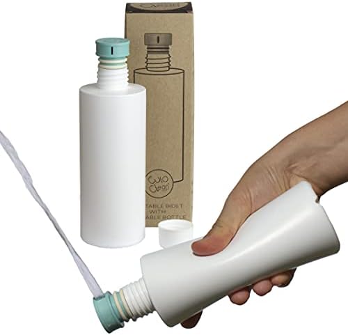 CuloClean Portable Bidet for Toilet or Travel. Peri Bottle for Men and Women. Handheld Spray. Bath Essentials (Aquamarine) by CuloClean