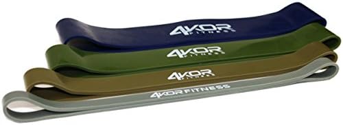 4KOR Fitness Resistance Loop Band Set, Perfect for Crossfit, Yoga, Physical Therapy, and Booty Building - Image 4