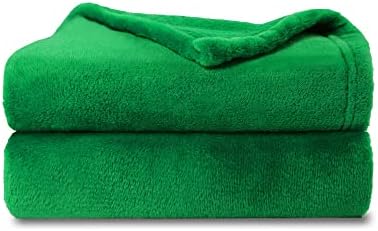 NANPIPER Baby Blankets, Super Soft Fleece Fuzzy Blanket for Toddler, Luxury Cozy Lightweight Microfiber Plush Blanket-Throw Size 30"x40",Emerald Green by NANPIPER