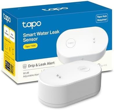 Tapo Smart Water Leak Detector, Requires Tapo Hub, T300 by Unknown