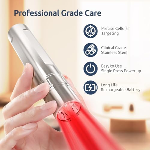 Infrared red Light Therapy is a Handheld red Light Therapy Wand Used to Improve Joint and Muscle Pain. The red Light Therapy Device is Suitable for Whole Body and Facial Care - Image 2