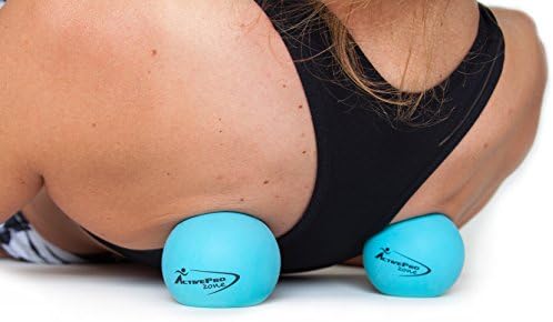Therapy Massage Ball - Instant Muscle Pain Relief. Proven Effective for Myofascial Release, Deep Tissue Pressure, Yoga & Trigger Point Treatments. Set - 2 Extra Firm Balls W/Mesh Bag. - Image 3