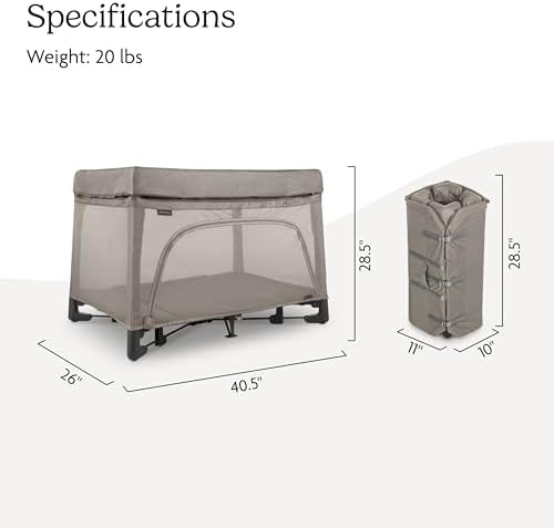 UPPAbaby Remi 3-in-1 Portable Playard, Bassinet & Travel Crib - Wells - Image 6