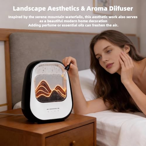 8-in-1 White Noise Sound Machine with Rain Drop Real Sound, Black - Image 5