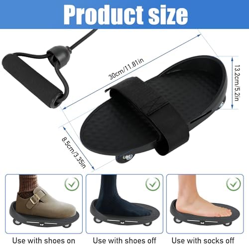 2026 Upgrade Knee Glider for Knee Replacement Recovery Aids, With two types of drawstrings, Knee Therapy Exercise Strengthening Equipment, Physical Therapy Equipment for ACL PCL MCL LCL Surgery, Improve Mobility & Relieve Pain - Image 6