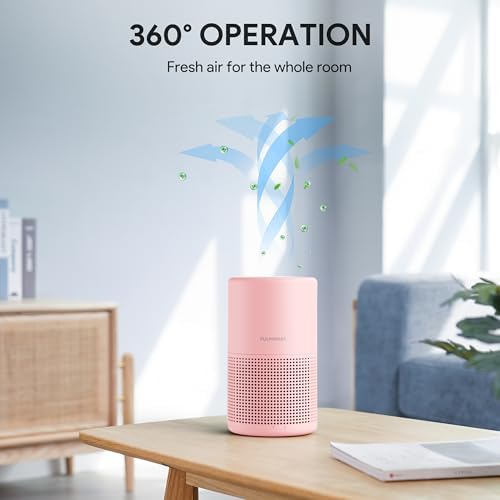 Air Purifiers for Bedroom, FULMINARE H13 True HEPA Filter (Pink) - Image 4