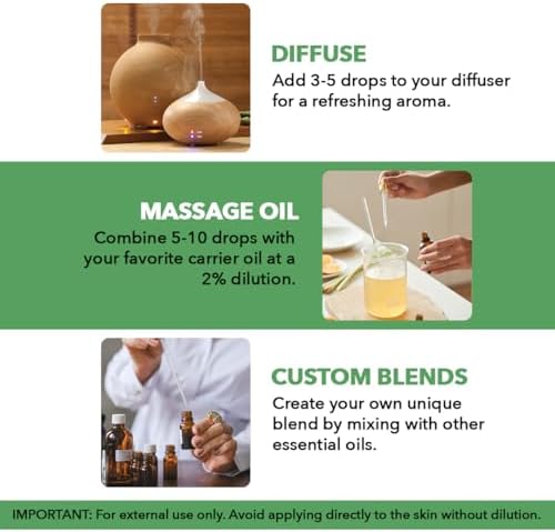 Majestic Pure Tea Tree Essential Oil for Diffuser - 1 Fl Oz - Image 2