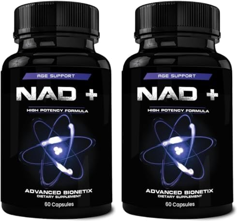 Advanced Bionetix NAD Supplement with Nicotinamide Riboside Plus Resveratrol, Quercetin, Betaine w/RiboYOUNG™ for True Anti Aging (Pack of 2) by ResearchLabs