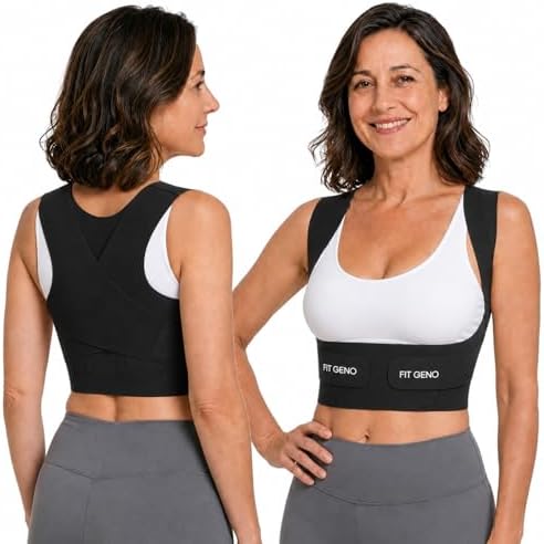 Fit Geno Invisilite Posture Corrector for Women Adjustable Upper Back Brace by FitGeno