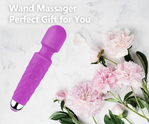 Personal Wand Massager, Power Wand Wireless Rechargeable Handheld Vibrating Massager, Body Massaging for Woman Back Neck Muscle Aches - Image 6