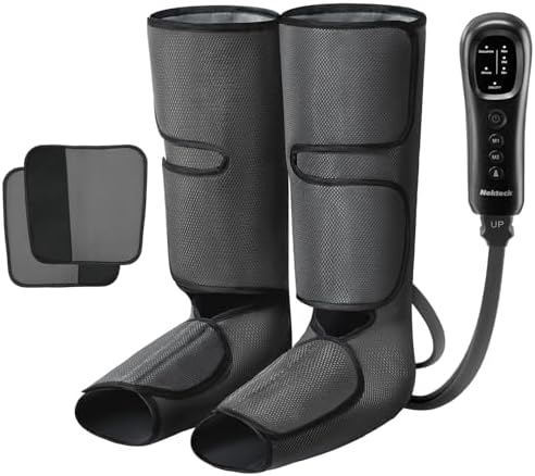 Nekteck Leg Compression Massager with 2 Size Extensions for Circulation by Nekteck