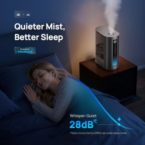 DREO 6L Smart Humidifiers for Bedroom, Warm & Cool Mist for Large Room - Image 5