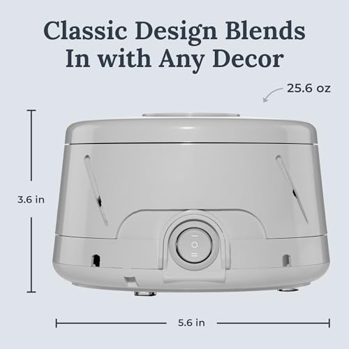 Yogasleep Dohm Classic (Gray 3 Pack) The Original White Noise Machine, Soothing Natural Sound From A Real Fan, Noise Cancelling For Office Privacy, Travel & Meditation, Sleep Therapy For Adults & Baby - Image 5