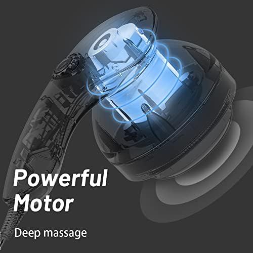 Cellulite Massager, Hand Held Deep Tissue Massager for Muscles, Back, Shoulder, Neck, Leg, Calf,Foot, Electric Percussion Body Massage Machine - Image 2