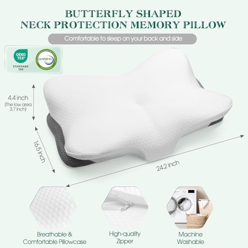 Ergonomic Memory Foam Cervical Pillow for Neck Pain Relief Support - Image 6