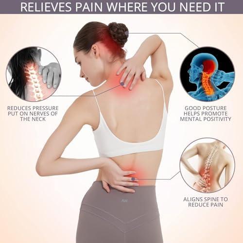 JMPOSE Back Posture Corrector for Women: Adjustable Shoulder Posture Brace Straightener Pain Relief (Small/Medium) - Image 3