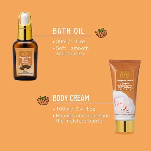 Gifts for Women, Birthday Gift Set - 9Pcs Vanilla Spa Gift Basket for Women - Image 2