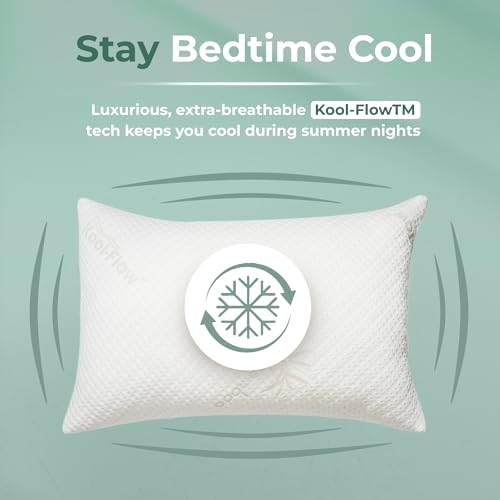 Snuggle-Pedic Shredded Memory Foam Pillow - The Original Cool Pillows for Side, Stomach & Back Sleepers - Sleep Support That Keeps Shape - College Dorm Room Essentials for Girls and Guys - Queen - Image 5