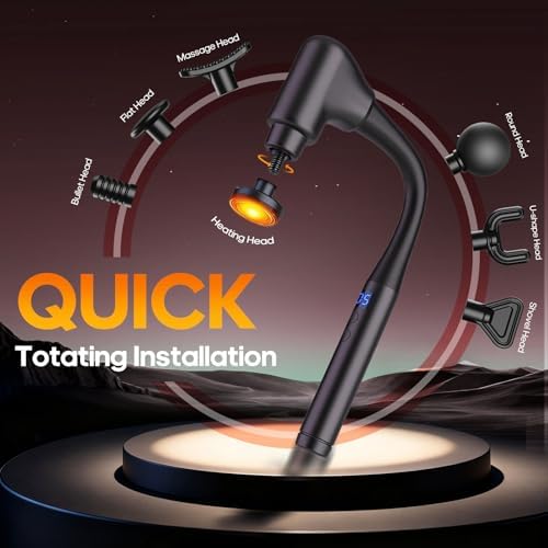 AERLANG Massage Gun with Heat Extension Handle Massager Birthday Gifts - Image 5