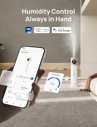 DREO 11L Smart Humidifier Large Room 700 ft², Humidifiers for Bedroom, 100H - Image 4