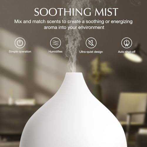 SALKING Essential Oil Diffuser for Home, 100ml Small Aromatherapy Diffuser - Image 3