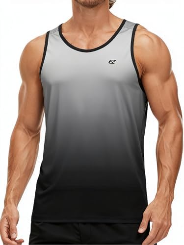 EZRUN Men's Quick Dry Workout Tank Top UPF 50+ Sweat-Wicking Gym Shirt - Image 5