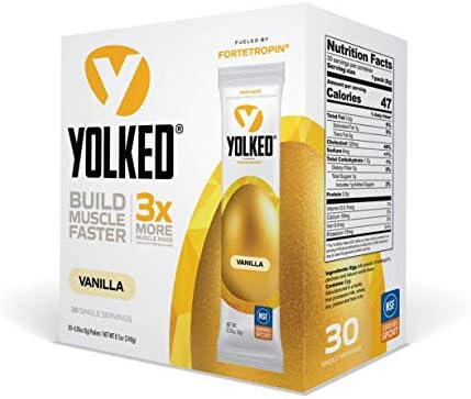 YOLKED Muscle Building Supplement Powder - NSF Certified - 30 Servings by YOLKED