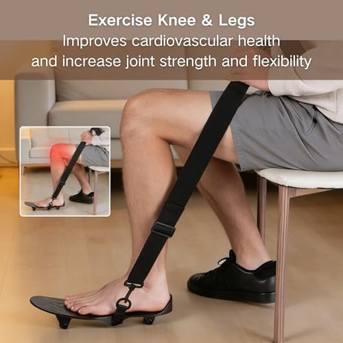 Knee Replacement Recovery Aids & Home Gym Equipment - Essential Knee Glider Therapy Equipment for Elderly Must Haves, ACL PCL MCL Surgery Recovery to Improve Mobility, Flexibility and Pain Relief - Image 6