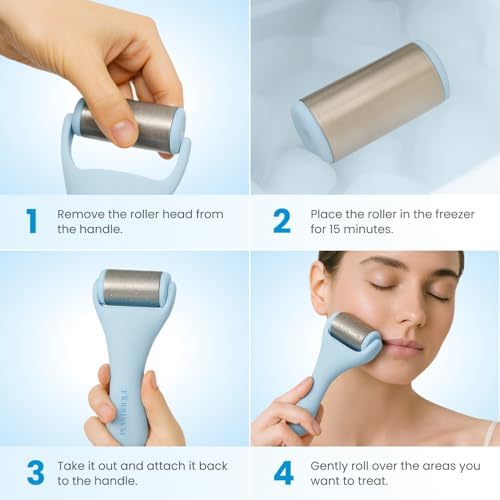 PLANTIFIQUE Ice Roller & Guasha Tool for Face - Reduce Puffiness & Soothe - Image 5