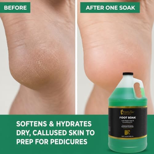 FOOT SPA - Foot Soak - Cleanses, Softens, and Refreshes - Made With Eucalyptus & Peppermint Oil - 128 Oz Gallon - Bulk, Refill Gallon - Image 7
