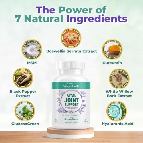 VITAL NUTRITIVE Joint Support Supplement for Men & Women, Glucosamine, MSM - Image 5