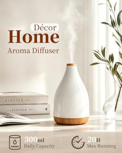 Waterdrop Essential Oil Diffuser, Modern Aroma Diffusers for Home - Image 3
